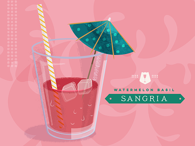 Drink Recipe drink illustration tropical umbrella