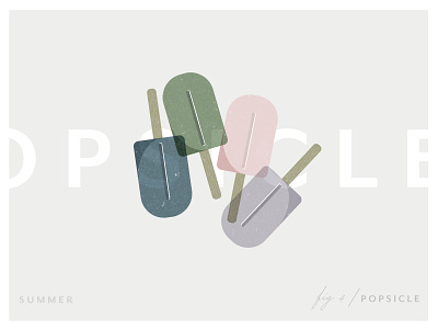 Summer | Popsicle illustration popsicle simple summer