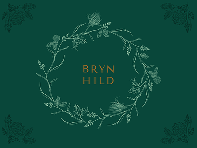 Brynhild logo plants prairie wreath