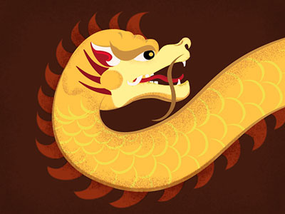 Dragon chinese dragon illustration rawr