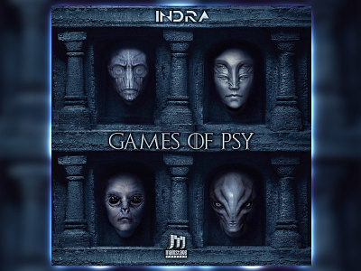 Indra EP cover artwork for Mainstage records games mainstage music psy psychedelic