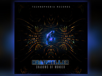 Headweller Ep Artwork for Technophobia records cover dark music phobia prog techno