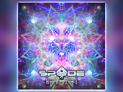 Spade single artwork haze psychedelic psytrance spade