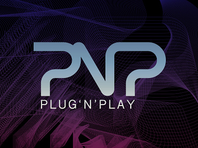 PNP logo logo music play plug progressive