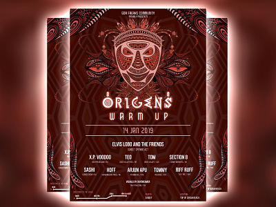 Origens WARM UP artwork