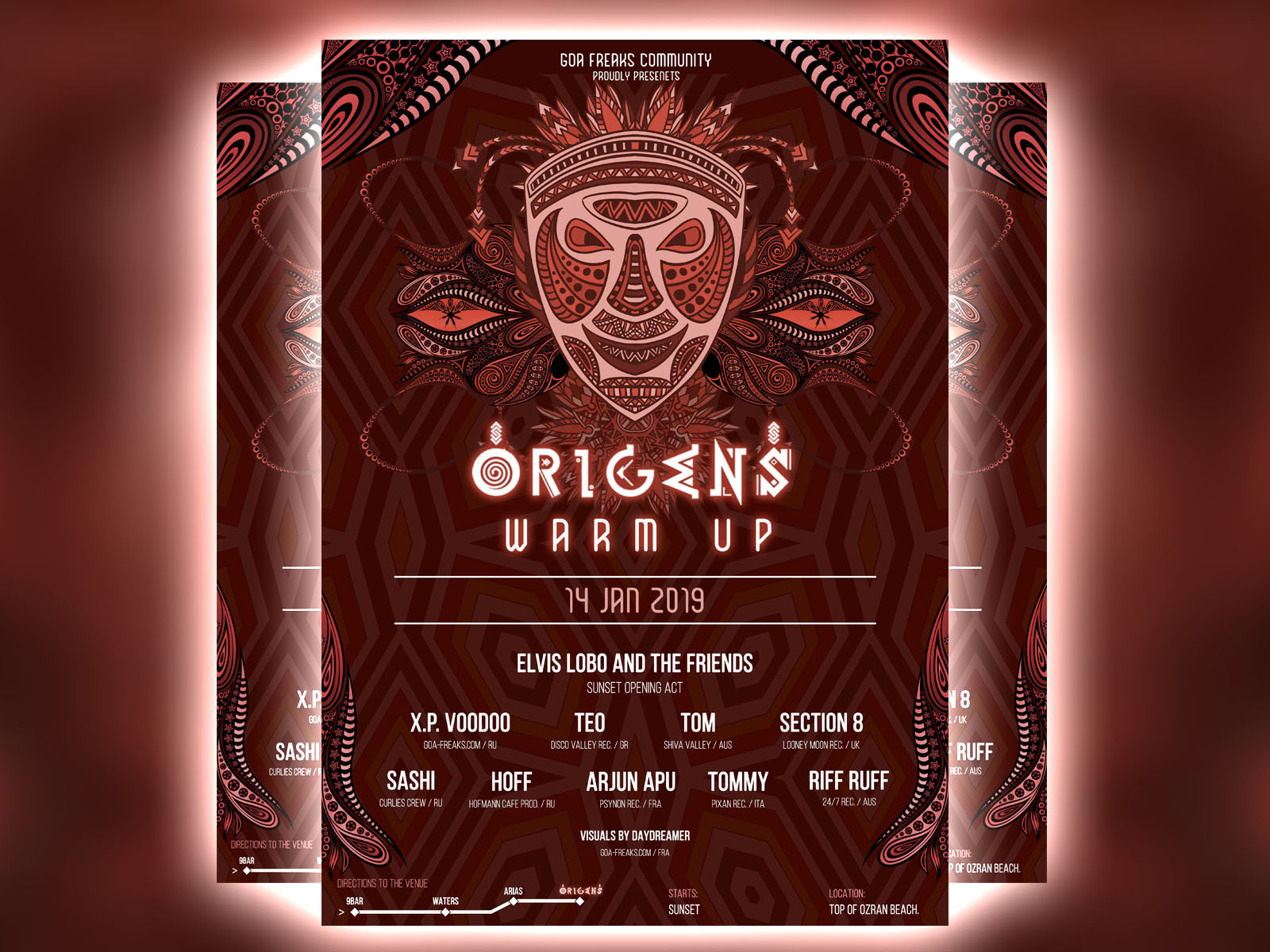 Origens WARM UP artwork by Edi Reifman on Dribbble