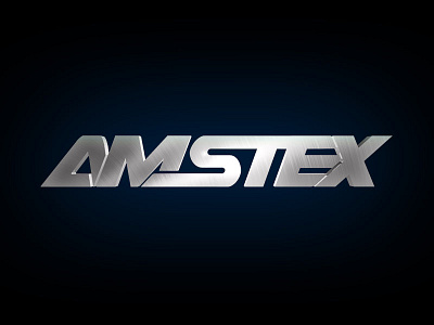 Amstex logo 3d branding design digital icon illustration logo music psychedelic psytrance vector