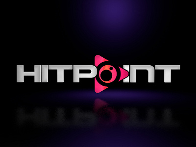 Hitpoint logo 3d branding design digital icon illustration logo motion music party psychedelic psytrance