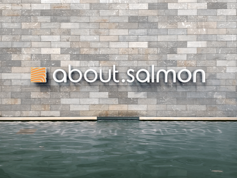 About Salmon logo barcelona branding design fish logo restaurant branding spain ui vector