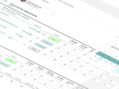 Task manager concept (Time tracking) design task management task manager time tracker time tracking ui user inteface ux desgin