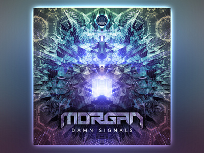 Morgan - Damn Signals cover 3d design digital fractal music psychedelic psytrance signal
