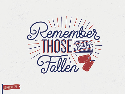 Memorial Day Lettering hand hand drawn illustration lettering memorial day type typography