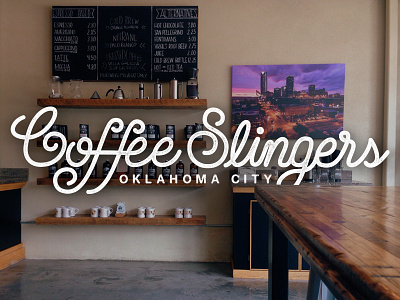 Coffee Slingers Script hand lettering script type typography