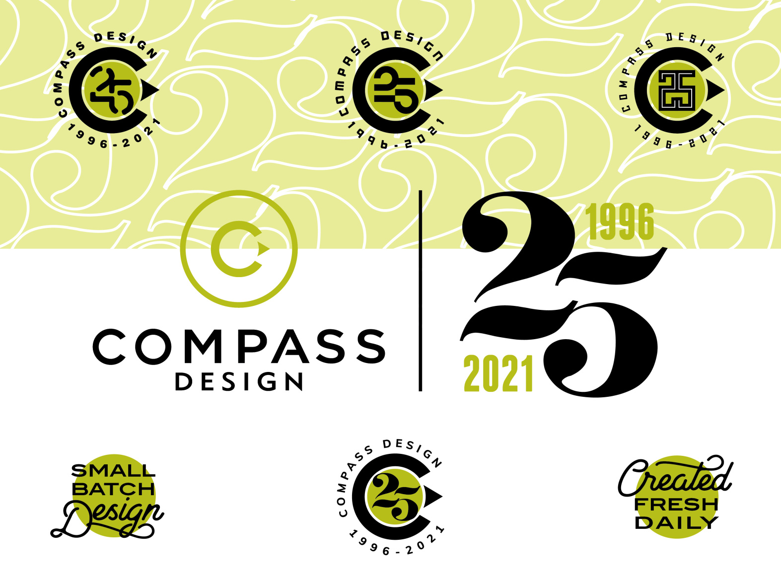 Compass Design 25 Years logo by Mitchell Lindgren on Dribbble