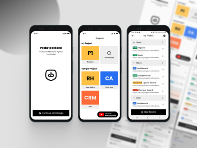 Pocketbackend Mobile App
