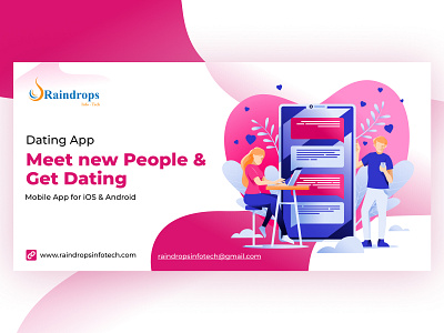 Meet New People & Get Dating! business app design devlopment graphic design meet new people get dating! mobile app design ui