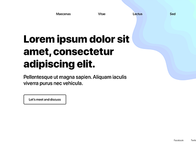 Love for Contours: Design 02 colourful contour minimalistic organic web design