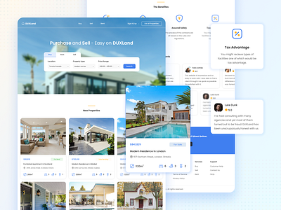 DUXLand - Real Estate Website