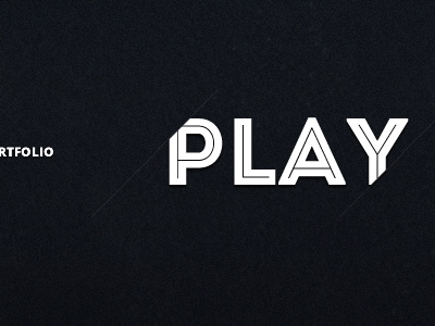 Play web heading menu typography adobe fireworks