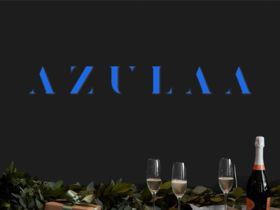 AZULAA- Logo Branding branding design graphic design poster typography