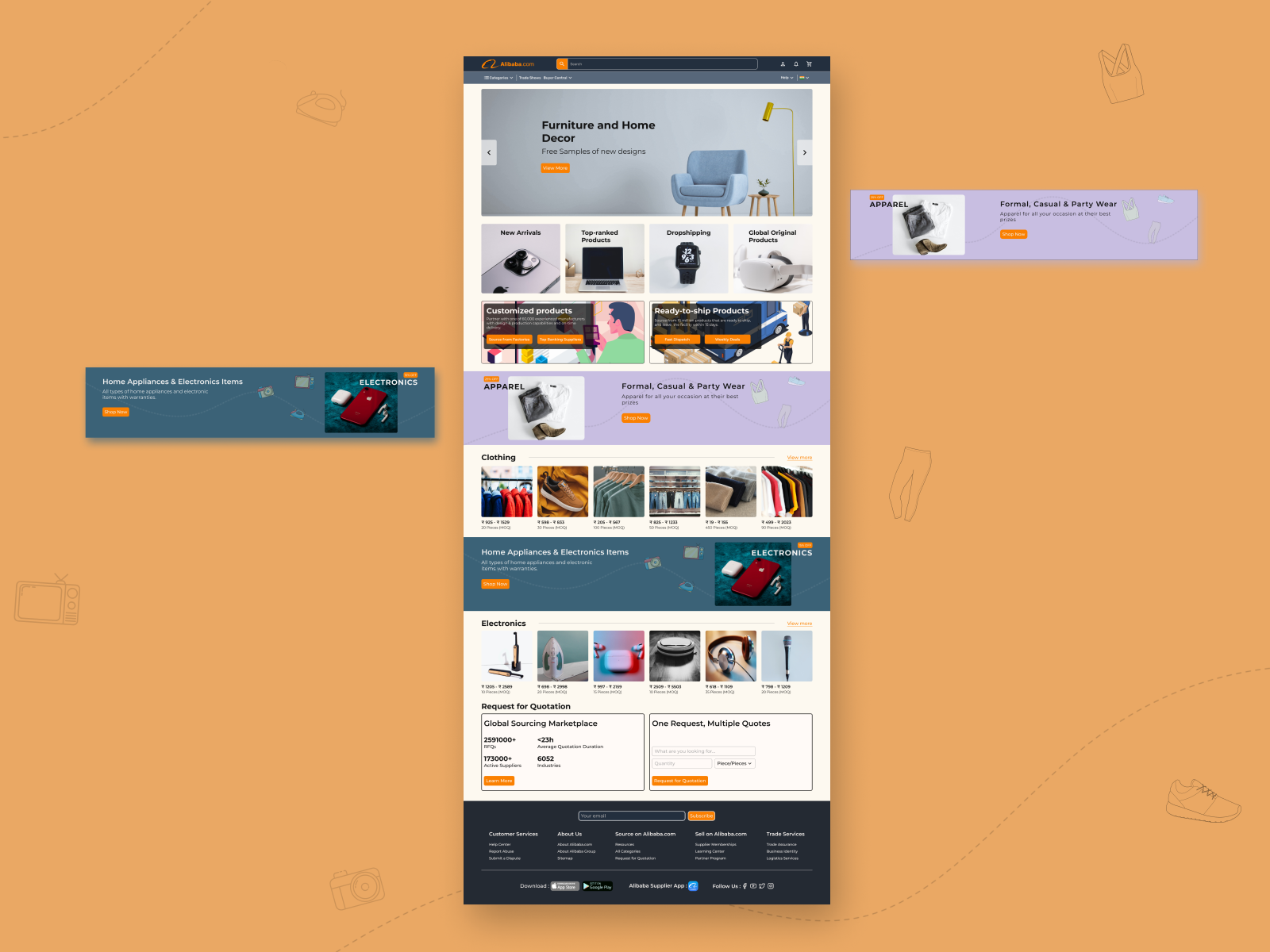 Redesign Concept Alibaba Website by Ashish Rawat on Dribbble