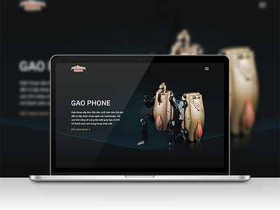 Gaophone website firstshot webdesign