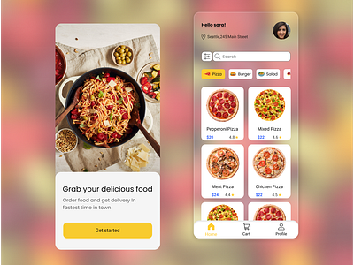 Food Delivery App Concept