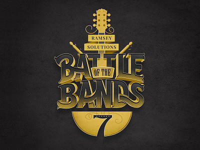 Ramsey Battle of the Bands 2016 band illustration logo music