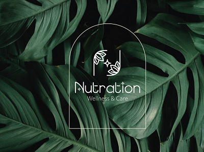 Nutration- Wellness & Health beauty branding design facial graphic graphic design green icon logo natural nutrition shop suppliment typography vector wellness