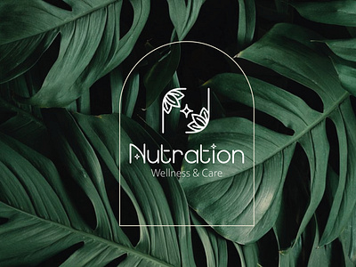 Nutration- Wellness & Health beauty branding design facial graphic graphic design green icon logo natural nutrition shop suppliment typography vector wellness