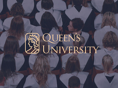 Queen's University branding college design education england graphic graphic design institution layout learning line logo queen serif university vector