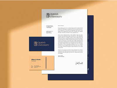 Queen's University- stationary set design