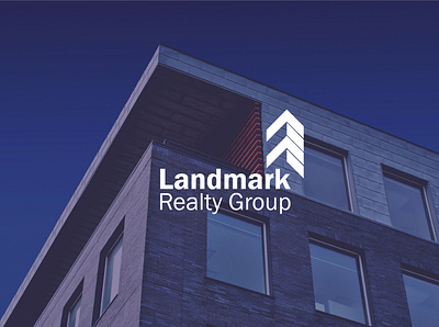 Landmark Realty Group- The property company advertisement advertising brand branding business commercial design graphic graphic design house logo property web