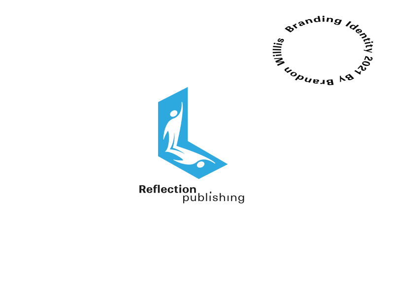 Logo Design for Reflection Publishing animation book branding clean graphic design happy logo minimal motion graphics
