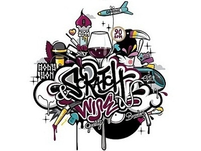 Scratch & Wine 2011 bordeaux 2011 design logo music oliv581 scratch vector vin