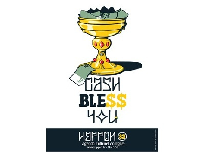 Cash Bless You illustration logo magazine vector web website