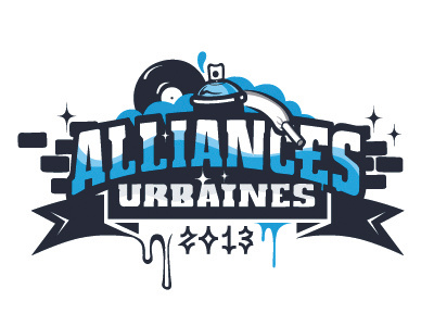 Alliances Urbaines design illustration logotype naming