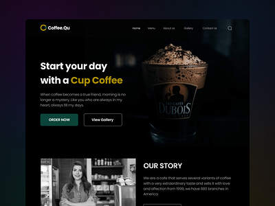 Coffee.Qu - Landing Page