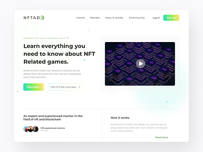 NFTADO - Landing Page