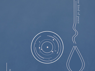 Olafur Arnalds - some kind of peace Vinyl album cover reimagine album graphic design warmup weekly challenge