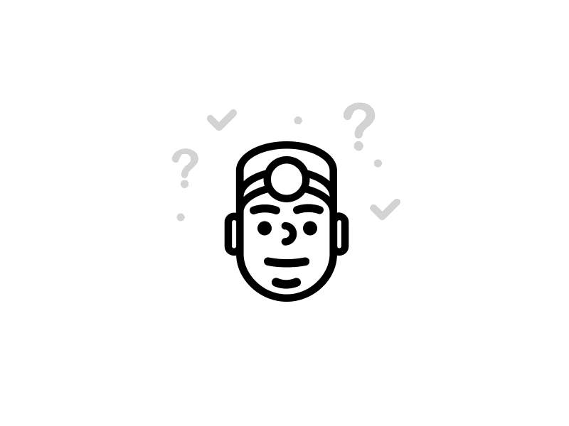 Ask the Doc animation avatar doctor gif html5 icon illustration question