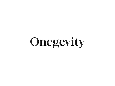 Onegevity Logo black black and white icon logo minimal one typograhy white
