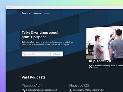 Podcast Landing Page