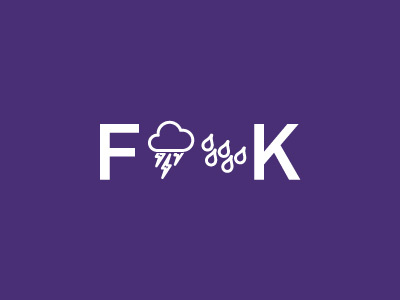 F**K APP app branding concept