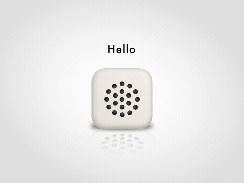 Daily UI 005 — Hello Icon animation dailyui gif hello interface ios its me prototype ui