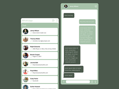 Daily UI 13 - Direct Messaging app app design daily daily challenge design direct messaging figma ui uiux webdesign website