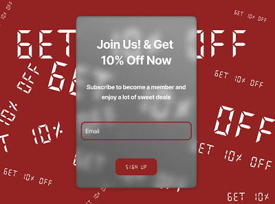 Daily UI 16- Pop-Up / Overlay daily daily challenge design figma overlay pop up ui uiux webdesign website