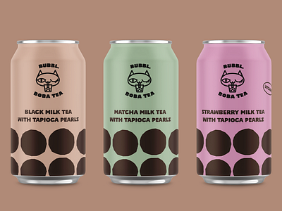 Bubble Tea Concept boba tea branding bubble tea design graphic design illustration logo packaging