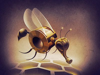 Wasp 01 bug illustration wasp