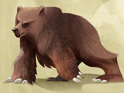 Bear animal bear china editorial illustration panda russia